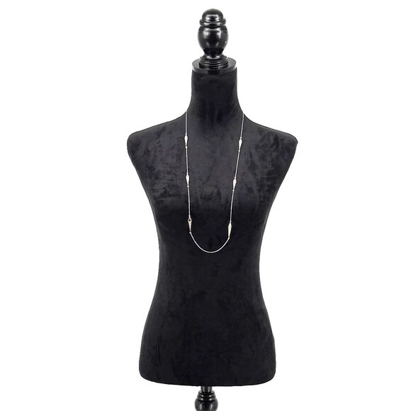 Landau Gold Obelisk CZ Accented Necklace - Picture 1 of 4